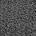 Designer Fabrics Designer Fabrics G341 54 in. Wide Silver And Black; Metallic Raised Floral Vines Upholstery Faux Leather G341